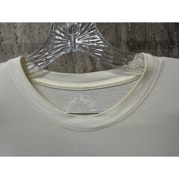 Chrome Hearts Long Sleeve Graphic Tee With Pocket Multicolor Floral Print White - Picture 5 of 14